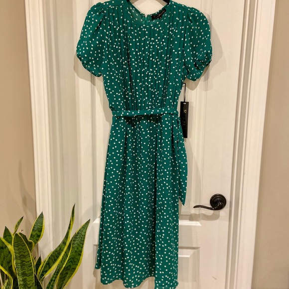 NWT Ryan Michelle Vintage look dress M - Picture 4 of 10